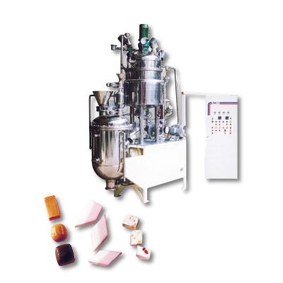 China Eco-friendly Full Automatic Continuous Double Vacuum Low Temperature Sugar Boiled Sugar Filling And Stirring Equipment for sale