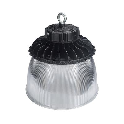 China Warehouse Retrofit Lamp Fixture 130lm/w DLC4.2 Industrial High Bay Light 100w UFO LED Bay Light Price for sale