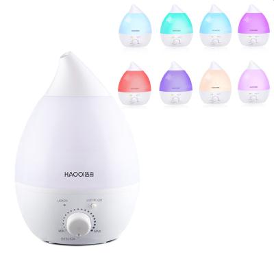 China Color Changing LED Light 4L Colorful Cool Mist Ultrasonic Air Humidifier Aromatherapy Diffuser for sale