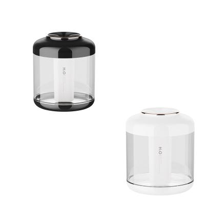 China WIFI Connection Bestselling Mini USB Air Humidifier with 1.5L Battery H2O Tank Warm Light Smart Mist Sprayer for sale