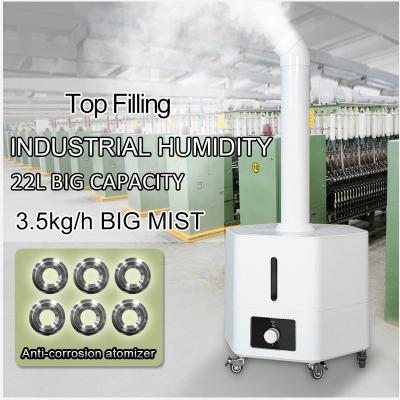 China 3.5kg/h Fast Mist Portable Agriculture Large Ultrasonic Humidifier Industrial Mist Maker For Mushroom Plant for sale