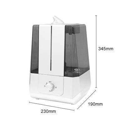 China Ultrasonic Humidifier Anti-dry 5 L Classic Portable Cool Mist Air Humidifier for sale