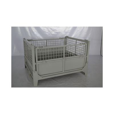 China Beautiful Q235 Steel Wire Container Metal Wire Mesh Display Container Firewood Wire Mesh Containers for sale