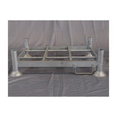 China 1500kg Capacity Stack Up Warehouse Rack Metal Racks Storage Steel Shelf Stacking Rack 1370*1000*300mm for sale