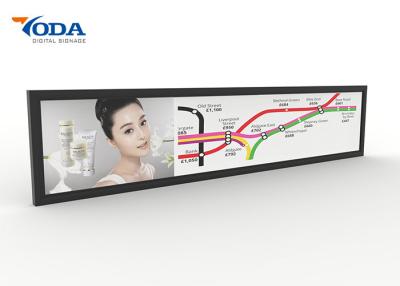 China Digital TFT Stretched Bar LCD Display Full HD Customized Menu Language for sale