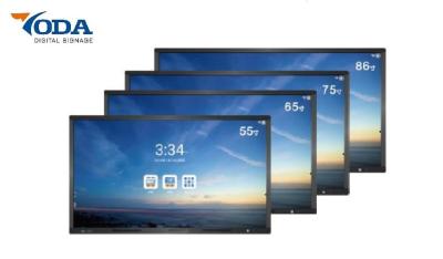 China Pantalla multi interactiva del Lcd del tacto del IR de 10 puntos del OS de la pantalla táctil del LCD 75Inch Android en venta