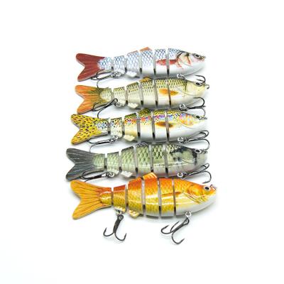 China ABS Porcelain Hard Plastic Custom Artificial Fish Lures Segmented Hard Sed Halco Bass Vibe Fishing Lures Minnow Tackle Wholesale Saltwater Bait Kit for sale