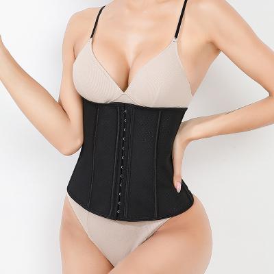 China nylon & Custom Cotton Private Label Workout Waist Training Women Plus Size Wrap Pink Waist Trainer Latex Vest Corset Shaper Gaiters For Woman for sale