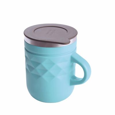 China 14oz Over-Layer Insulated Mug Stocked With Racks Wine Mugs Vacuum Coffee Tumbler for sale