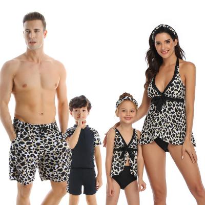 China Breathable Family Swimsuit Mother And Daughter Bikini 2 Pieces Swimming Suit for sale