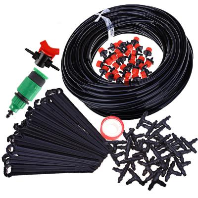 China 5m 10m 15m Micro Sprinklers Spray Irrigation Kit Set Automatic Water Cooling Moisturizer Water Drip Irrigation Garden S11 for sale