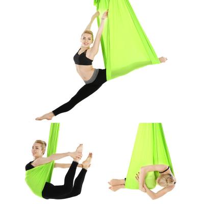 China Ace IMAGE Yoga Hammock Set Pilates Equipment Body Shaping Yoga Flight Swing Pull Aerial Device Yoga Hammock Anti-Gravity Fabric for sale