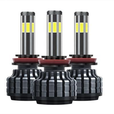 China H11 Automobile Parts 360 Headlight 6side 4side H4 Car Bulb H7 Led Headlight Automotive Bulb for sale