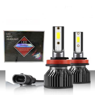 China OEM V6 12v Amazing LED Light + Amber White Turn Signal Car Led Lights h7 cob h8 h9 h11 h16 hb3 9005 cob hb4 9006 led headlight headlight for sale