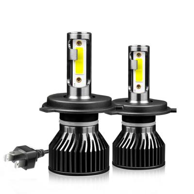 China Super bright high brightness 2021 lux car accessories led h4 auto car H13 H1 H3 9005 9006 880 H11 H7 H4 V6 S6 F2 led headlight bulbs for sale