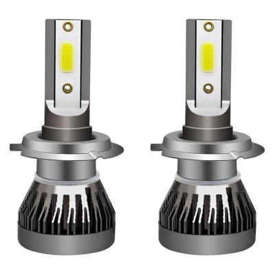 China Alumiunm Car Light Accessories Led H4 H7 Mini Car Led Bulbs Headlight Led Headlight Car Light Auto Headlight for sale