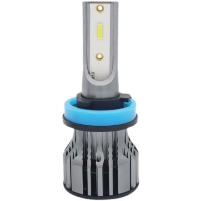 China Factory Price Good Quality Auto Turn Signal Light + White Amber Front Light V10 H4 H7 car led aluminum led headlight bulb h4 car headlight for sale