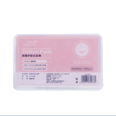 China 1100 Tablets Compress Makeup Remover Nail Removal Cotton Pad Wet Disposable Skin Care Toner 2076 for sale