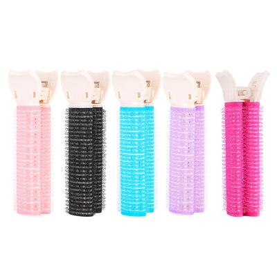 China For home use removable overhead fluffy clip in PVC box hair curler roller roller set clip hair curlers rollers for sale