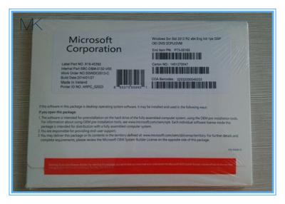 China Versionen R2 DVD Soem-Englisch-Windows Servers 2012 CALS Soem-SATZ-5 zu verkaufen