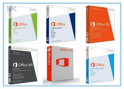 China Einzelhandels-Kasten Microsoft Offices 2013 mit DVD 32bit/64bit keine Sprachbeschränkung zu verkaufen