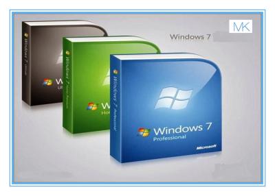 Cina Il sistema informatico Microsoft aggiorna la pro licenza di vendita al dettaglio di Windows 7 del software dell'OEM di Windows 7 in vendita