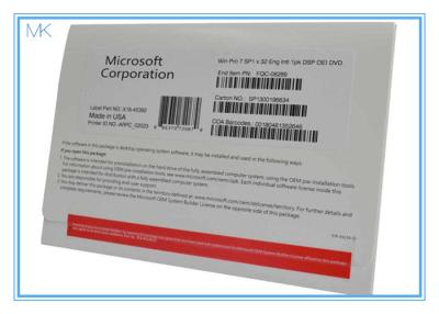 Китай 32/ Подъем Виндовс 64 битов 7 профессиональных СП1 приходит с активацией диска и английского языка КОА продается