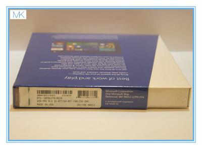 China Chave do produto do bloco de 64 bocados de Windows 8,1 pro do software do canal do construtor de sistema do OEM à venda