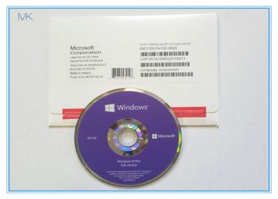 중국 쓸모 있는 이탈리아어/프랑스어/영국 Microsoft Windows 10 직업적인 OEM 64 조금 가득 차있는 버전 판매용