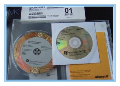 China Estándar completo 5 CLT de la CPU del paquete 1-4 del OEM de la empresa de las versiones R2 de la versión 64bit Windows Server 2008 en venta