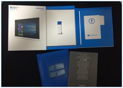 China Software de Microsoft Windows, versão completa home 32 de Windows 10 & caixa 64-bit do retalho da movimentação do flash de USB à venda