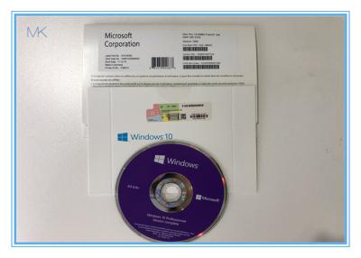 China 64 caixa 1909 varejo do OEM DVD Windows 10 do bocado pro à venda