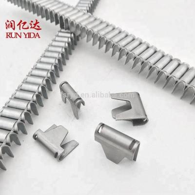 China RunYida Flat M85 CL-75 Fasten Mattress Tuck Clips For Wire Sofa Paper Car Seat for sale