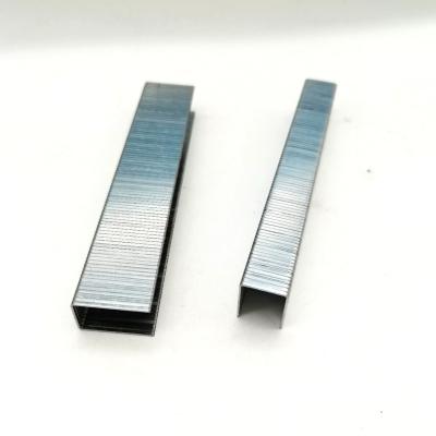 China P88 1222J Series Furniture Staple Hardware Flat Iron Galvanized Fine Wire Staples For Furniture for sale