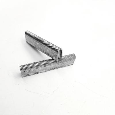 China TRD-619 hot selling 19-22MM flat u type pins galvanized industrial clips for bedding and sofa for sale