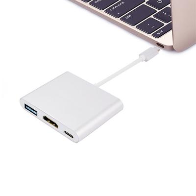 China Direct Type C-USB 3.0 USB 3.0 USB Adapter High Quality Data Transfer Aluminum Alloy Factory High Speed ​​Type Hub for sale