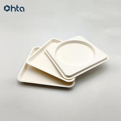 China Luxury 100% Modern Elegant Custom Biodegradable Eco Friendly Bagasse Molded Pulp Box Tea Packaging for sale