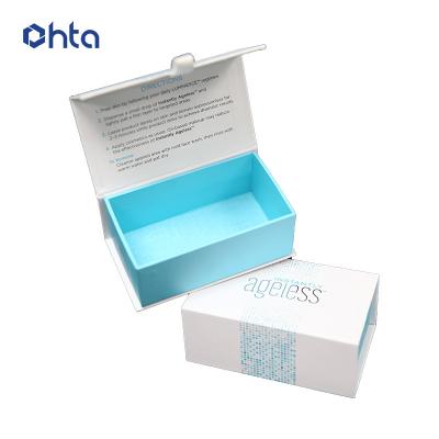 China Handmade Luxury Custom Logo Printed Handmade Rigid Magnetic Box Packaging Cosmetic Boxes Makeup Packaging Box for sale