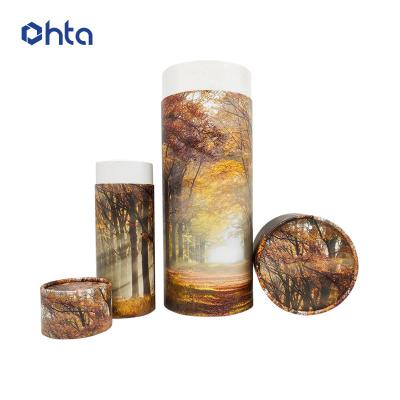 China Wholesale Custom Handmade Round Kraft Paper Tube Packaging For Tea Biodegradable Cardboard Paper Tube for sale