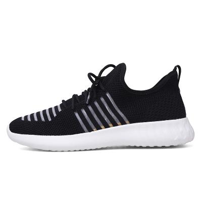 China Fashion and summer air-conditioning trend spring shoes net tide elastic knitted simple net shoes high for sale