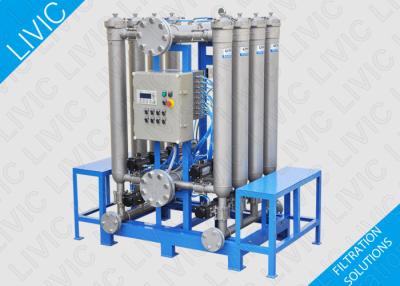 China Filtro tubular DN80 - DN400 de la limpieza de uno mismo para la filtración de enfriamiento de la agua en circulación en venta