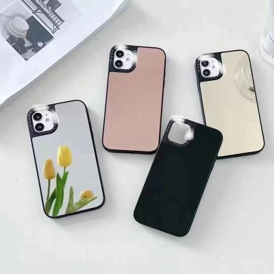 China Shockproof Dial Mirror Customized Pattern Phone Cover Case For iPhone 14 13 12 11 pro Max Mini Samsung S22 S21 Android Models for sale