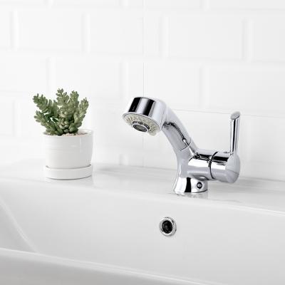 China Metered Faucets Like Brass Bathroom Sink Faucets Pull Out Basin Faucets Deck Mounted for sale