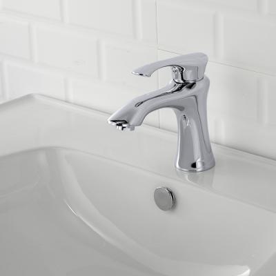 China Metered Faucets Hose Mixer Tap Single Handle Bathroom Sink Faucet Brass Hot And Cold Faucet for sale