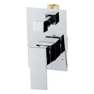 China With Slide Bar Hot Cold Water Brass In-Wall Mounted Concealed Concealed Bath Shower Valve Mixer for sale