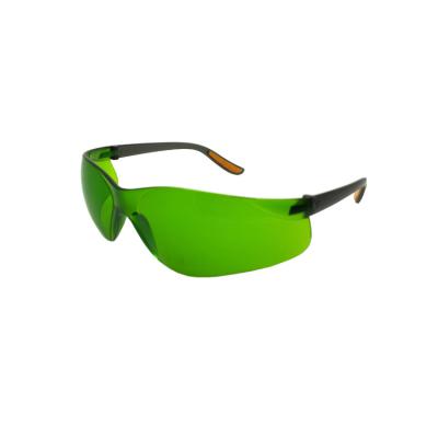 China Amazon high quality UV protection sells the same new custom safety glasses with green lenses anti-fog coating glass for sale