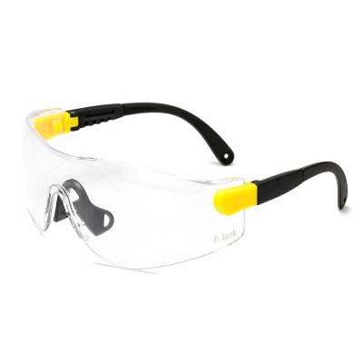 China 400 Anti-UV Mirror Leg Protective Gear Safety Glasses ANSI z87.1 Personal Glasses Cost Performance High Fit Design for sale