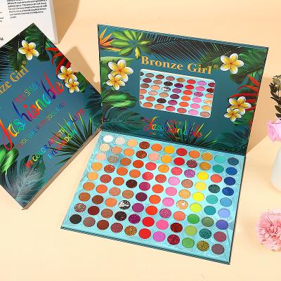 China The new foreign trade waterproof hot sale 88 color eyeshadow palette can be customized logo for sale