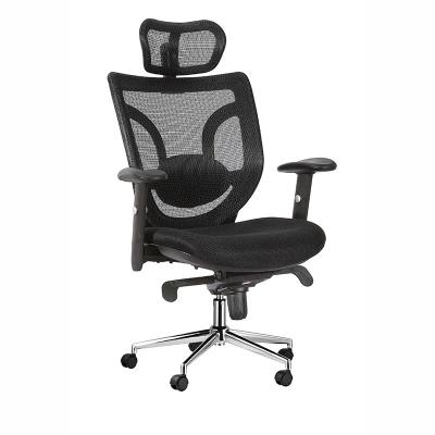 China (Size) Ergonomic Executive High Back Adjustable Mesh Office Chair With Headrest PC Computer Chair for sale