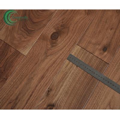 China 150mm Width Indoor Walnut Engineered Flooring Natural Smooth American Walnut Flooring Living Room Flooring for sale